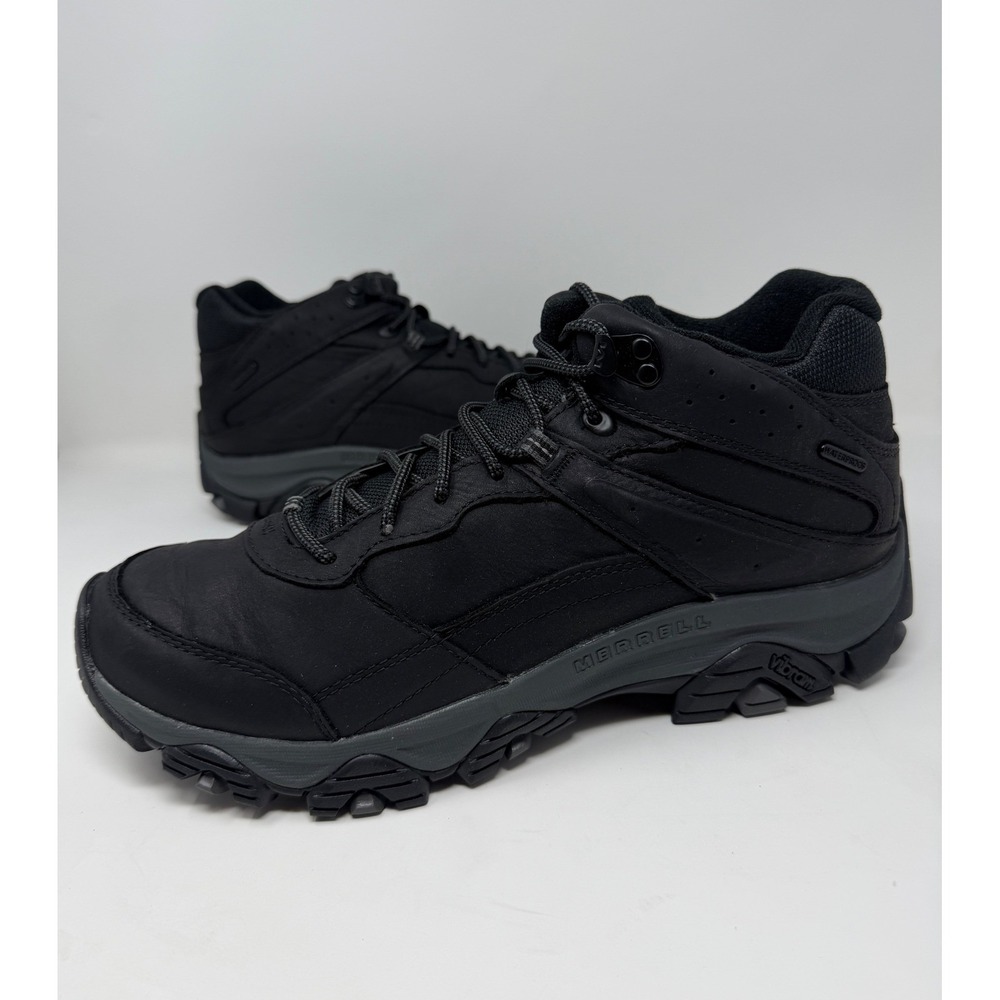 Merrell Moab Adventure 3 Mid WP Mens Waterproof Hiking Boots Black Size 9 M